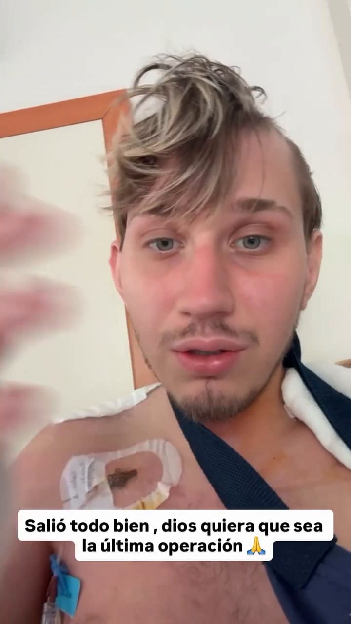 El primer mensaje de Brunenger a su fans tras el accidente