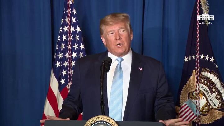 Trump: 'Lo atrapamos en el acto y acabamos con él'