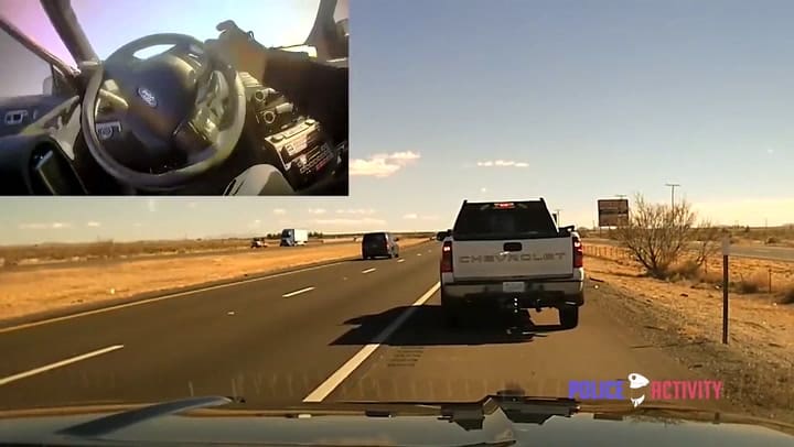 Captan el momento en que un traficante de drogas asesina a tiros a un agente durante un control