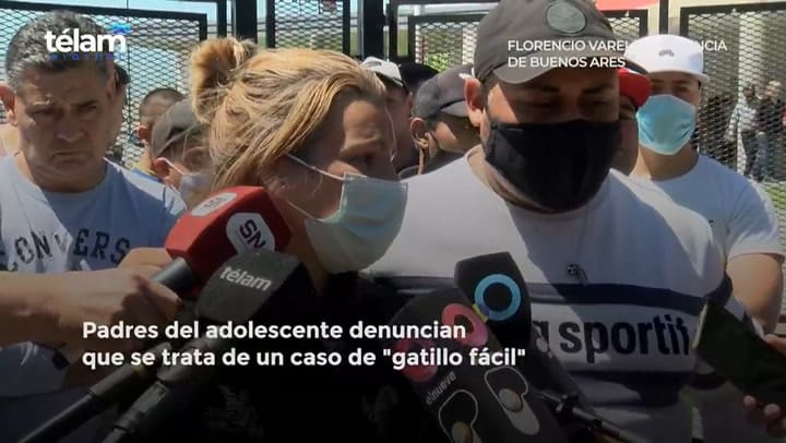 Tiraron a matarlo', dijo la madre del futbolista baleado