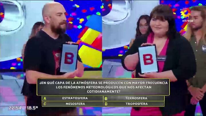 Mariano ganó tres millones de pesos en Los 8 escalones