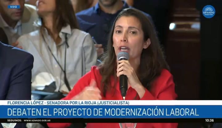 Fuerte cruce entre Patricia Bullrich y una senadora peronista por la reforma laboral