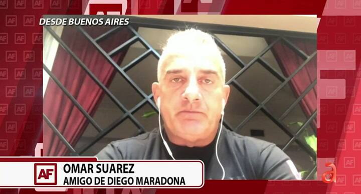 Omar Suárez pidió perdón a Mavys Álvarez por lo que vivió con Maradona