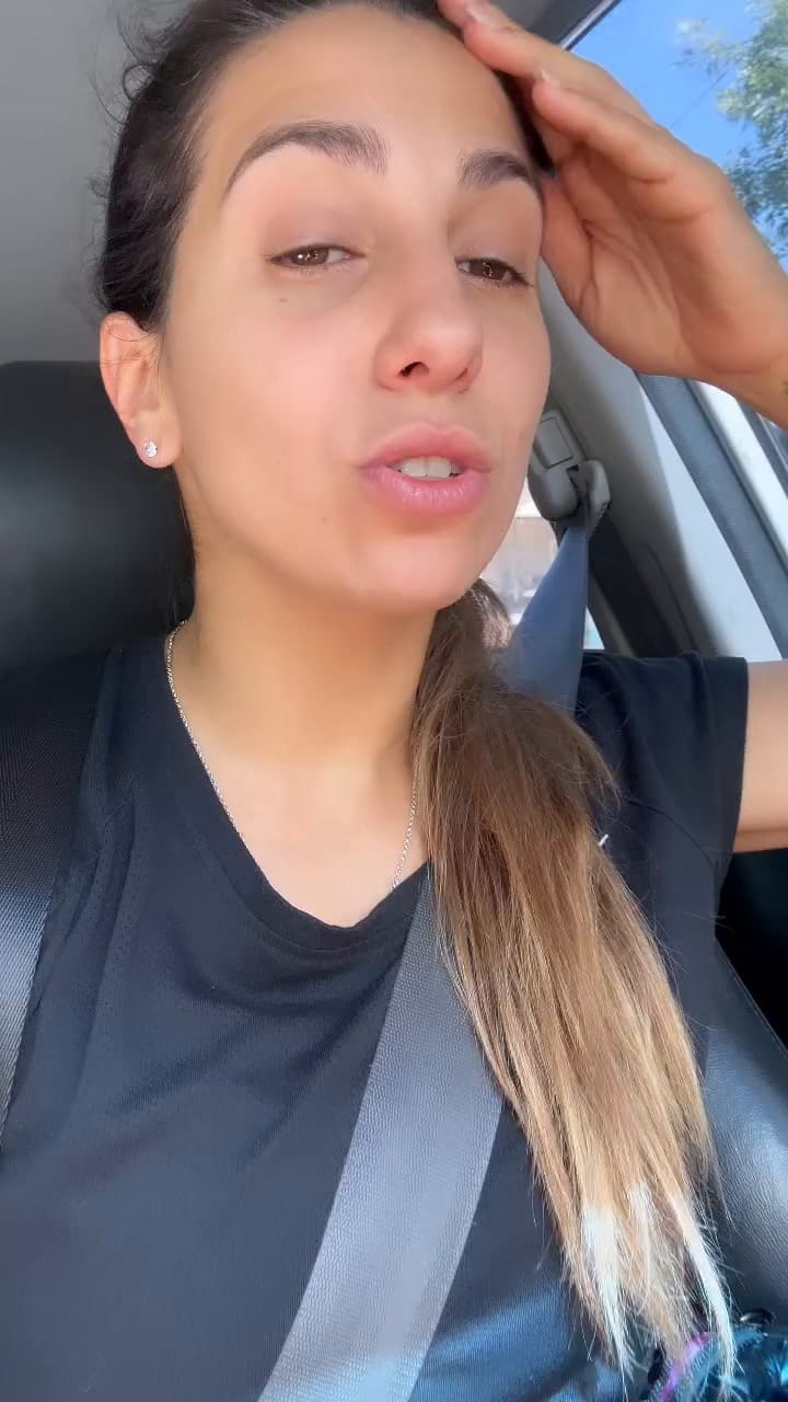Cinthia Fernández y su descargo antes de votar
