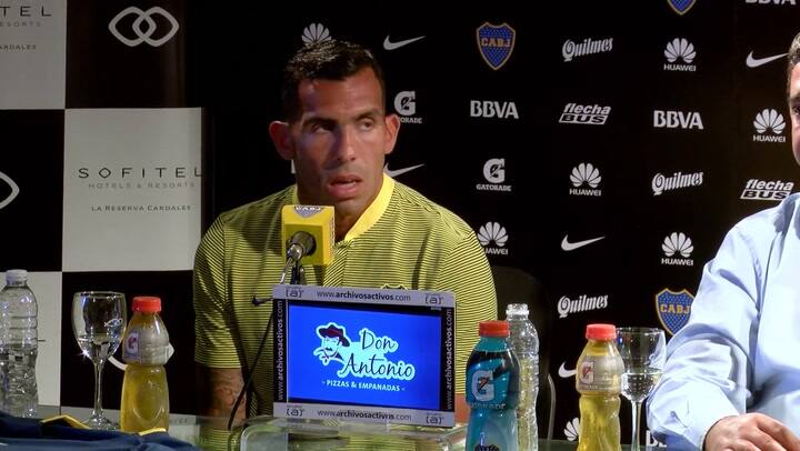 Tevez: 'Uno vuelve porque quiere ganar la Libertadores'