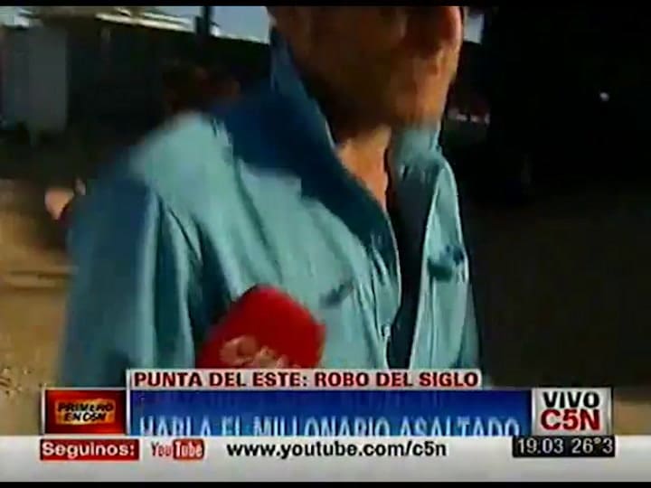 Hablaron los italianos asaltados en Uruguay (C5N)