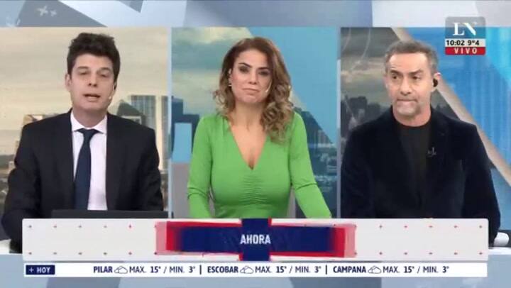 Luis Majul pidió explicaciones por la presencia de Máximo Kirchner en la delegación de Sergio Massa