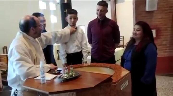 “Quiero ser Messi”, la respuesta de un niño al ser bautizado que descolocó a todos