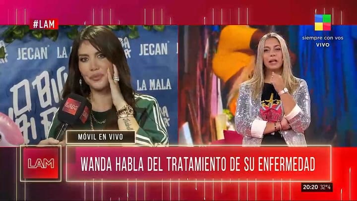 Wanda Nara revelo el lado oculto de su enfermedad