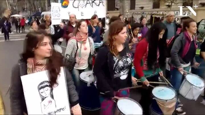 La marcha de Ni una menos desde adentro
