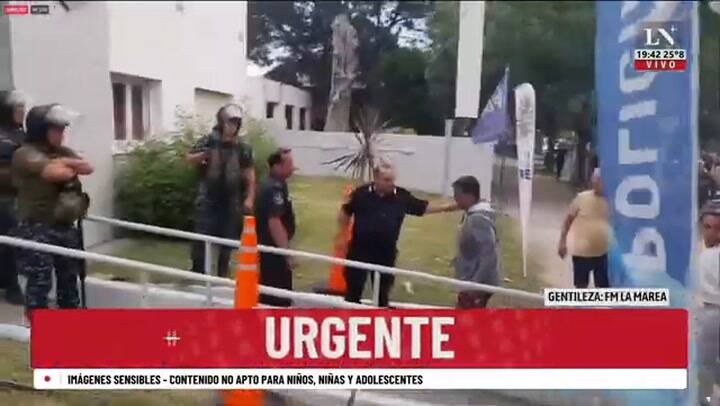 Incidentes En La Protesta En Santa Teresita