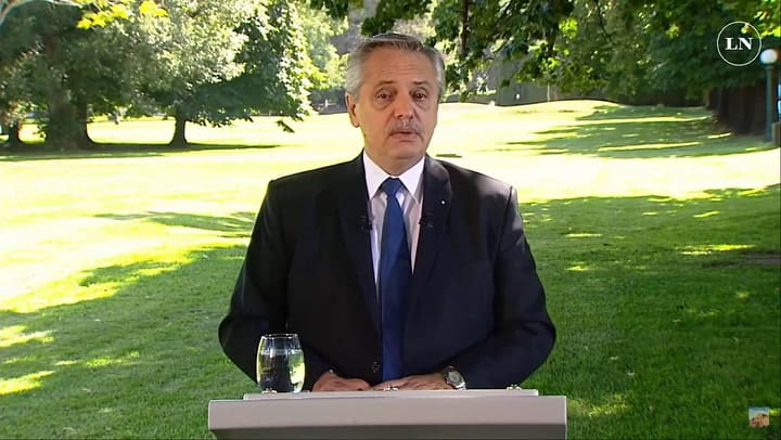 Mensaje del presidente Alberto Fernández sobre la negociación de deuda con el FMI