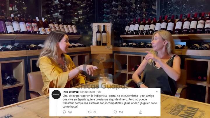 Inés Estévez reconoció que está viviendo de la plata de sus amigos