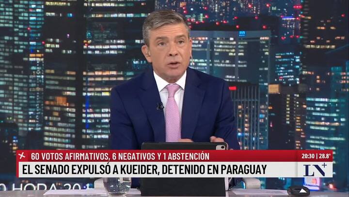 El Senado Expulsó A Keuider, Detenido En Paraguay