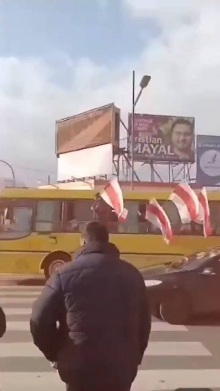 La caida de un hincha de River de un micro