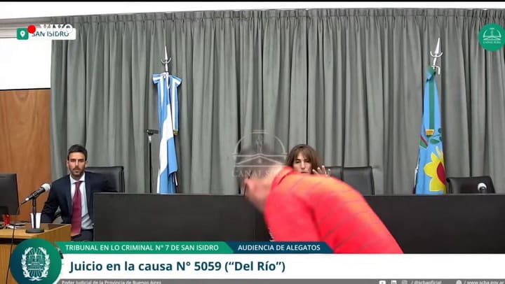 La palabra de Martín Del Rio Al finalizar la audiencia de alegatos