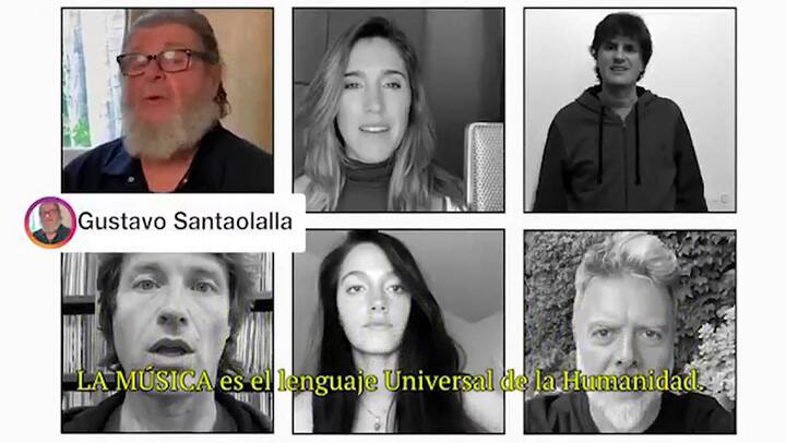 El mensaje de esperanza de muchos artistas, ante la situación de la pandemia - Fuente: Instagram