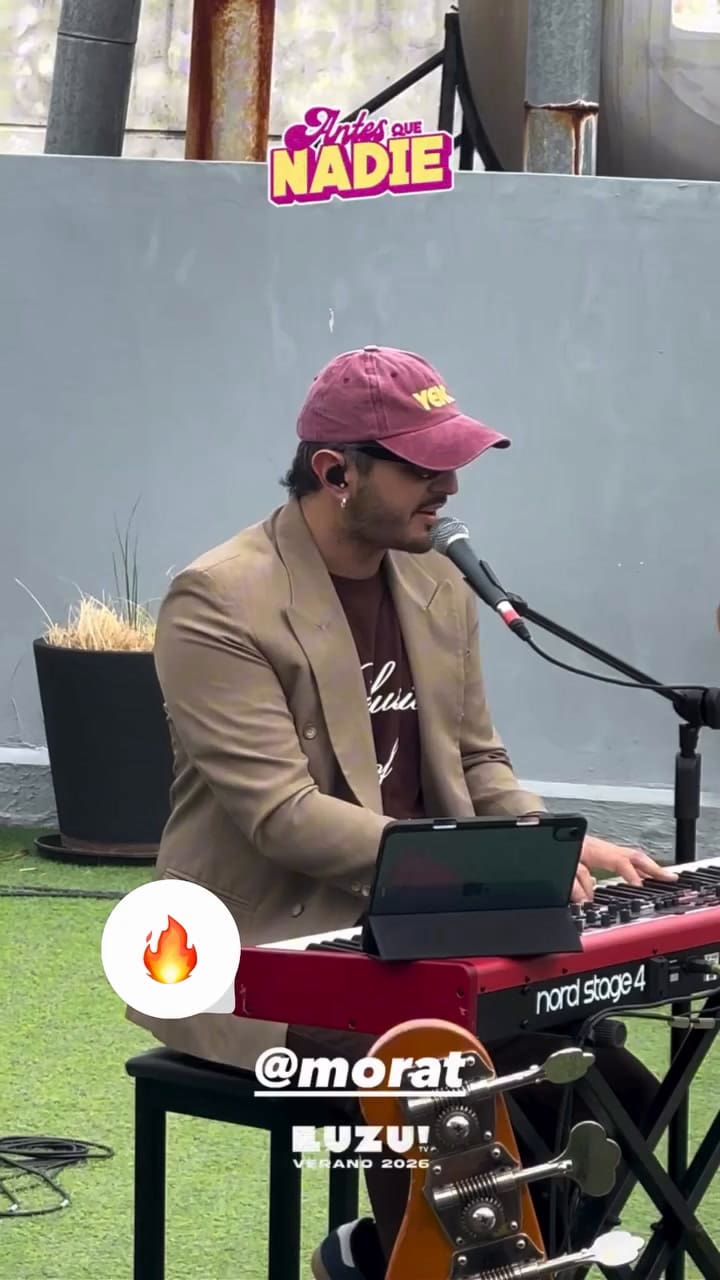 Morat interpretó el cover de Spaghetti del rock de Divididos