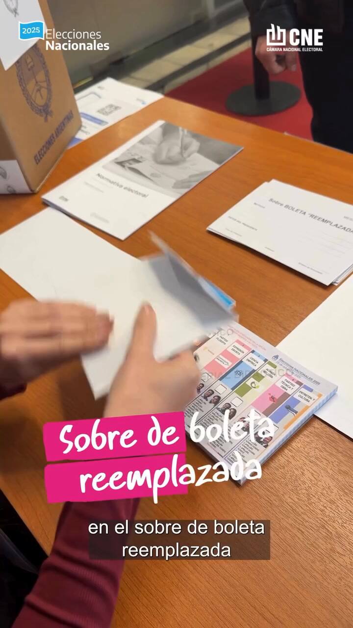 ¿Qué pasa si te equivocás al momento de votar?