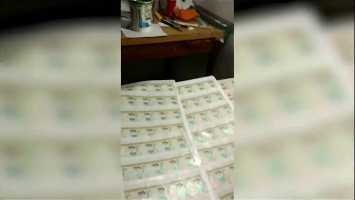 Descubren una imprenta ilegal donde falsificaban billetes