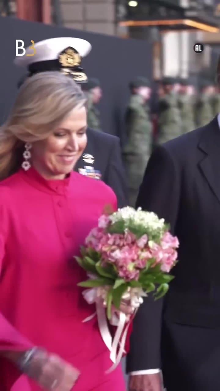 El look total pink de Máxima Zorreguieta
