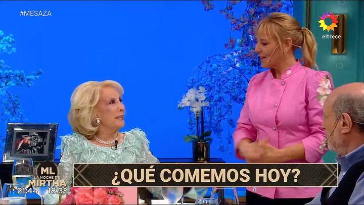 Mirtha Legrand le tiro un palito a Jimena Monteverde e hizo reir a todos