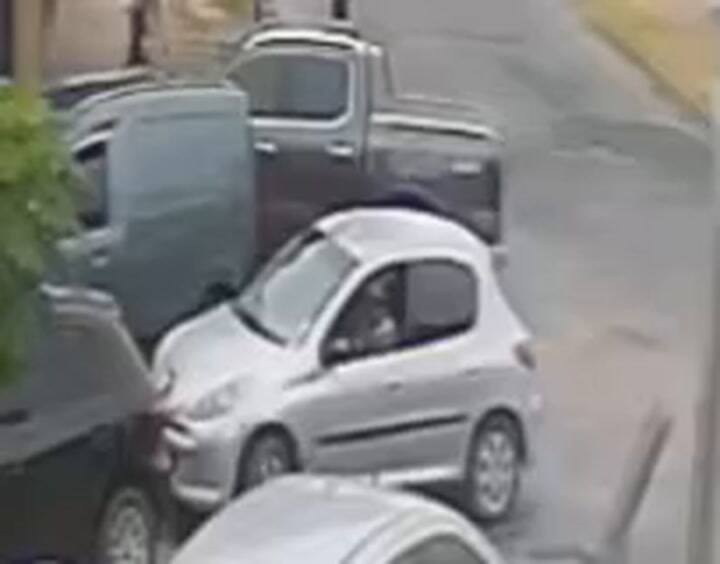 Así fue el momento del asesinato del transportista en Merlo