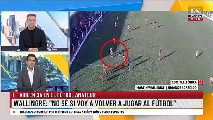 Violencia en el fútbol amateur de Entre Ríos; recibió un golpe y debieron extraerle un testículo