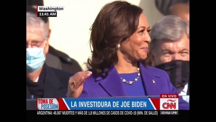 La jura de Kamala Harris - Fuente: CNN