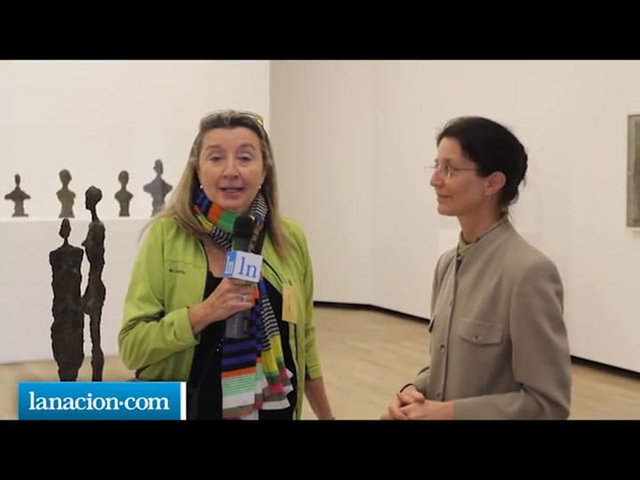 Con Giacometti en la Fundación Proa