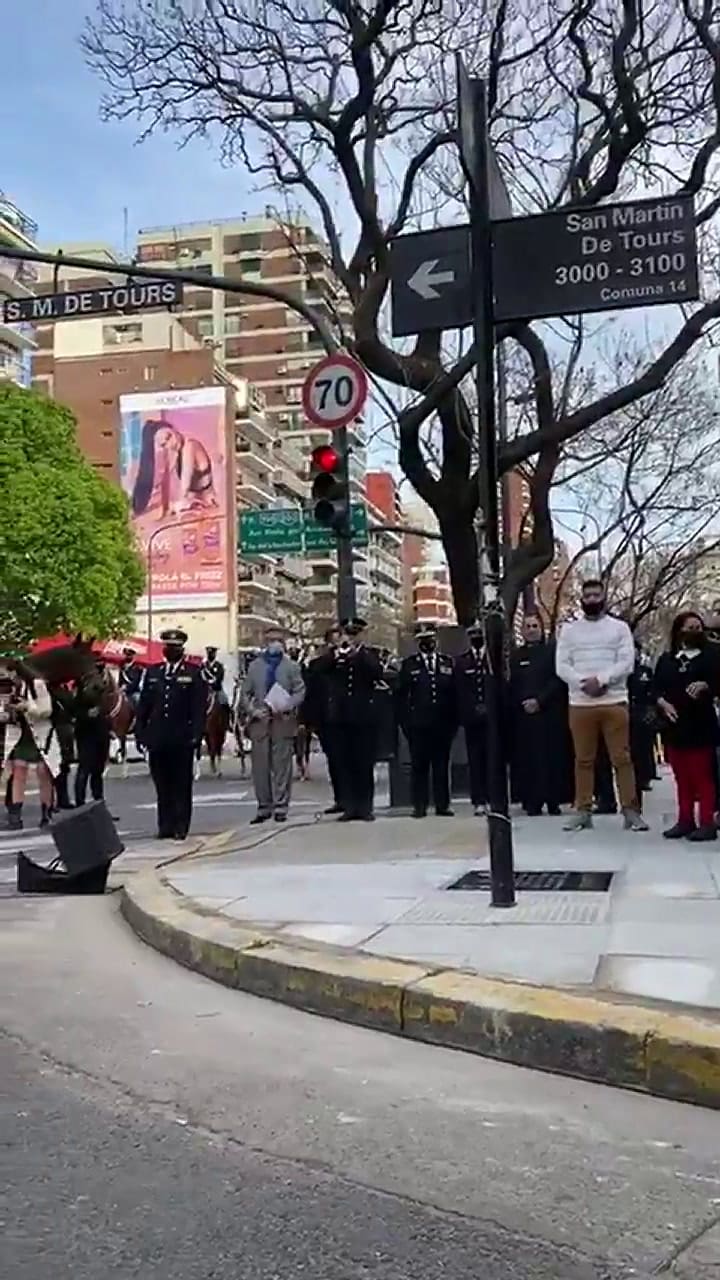 Homenaje a Juan Pablo Roldán - Fuente: Twitter