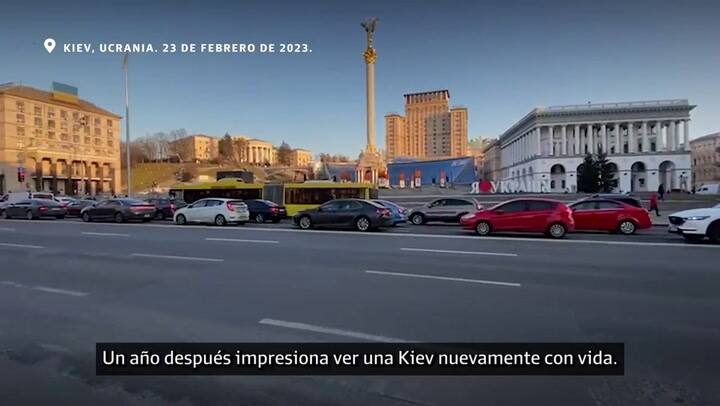 A un año de la invasión de Rusia, Kiev y su gente normalizan la guerra y confían en la victoria