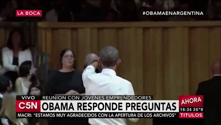 La pregunta que Fernando Maldonado le hizo a Obama