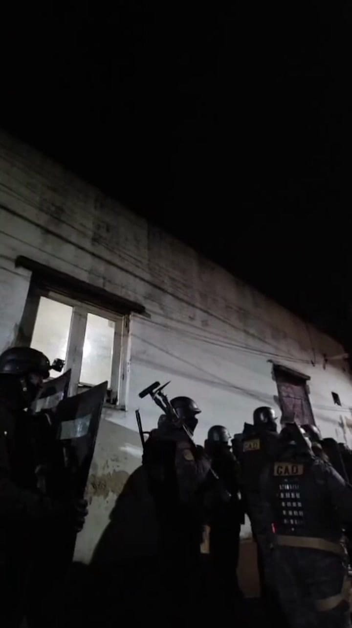 Operativo coordinado por la Policía de la Provincia de Buenos Aires,