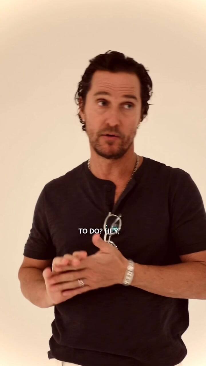 Matthew McConaughey fue a ver a su equipo favorito en Texas