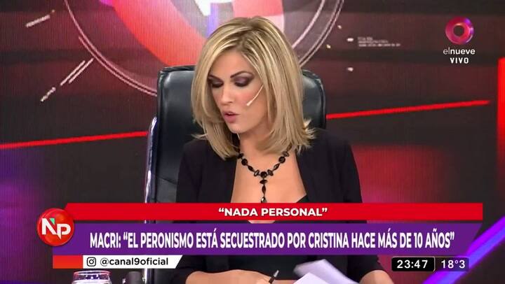 Armada con un bastón, Viviana Canosa discutió con un panelista por Diego Maradona - Fuente: elnueve