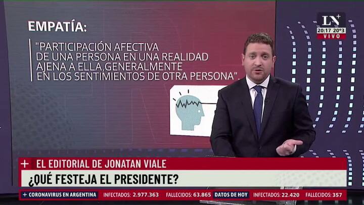 Jonatan Viale, muy crítico con el gobierno