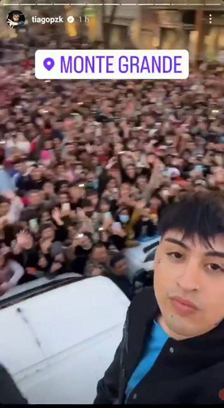 Tiago PZK volvió a Monte Grande