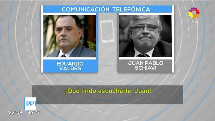 El audio entre Schiavi y Valdés sobre el rol del Papa Francisco en la campaña K - Fuente: ElTrece