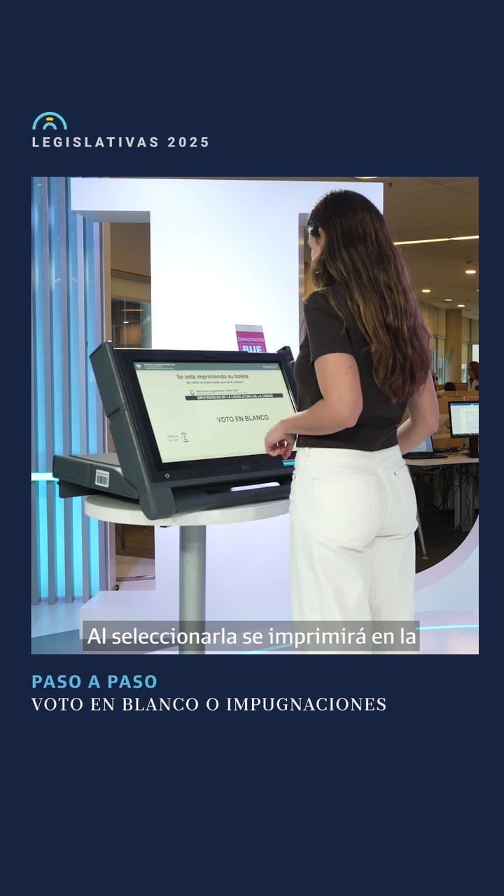 Voto electrónico: Voto en blanco