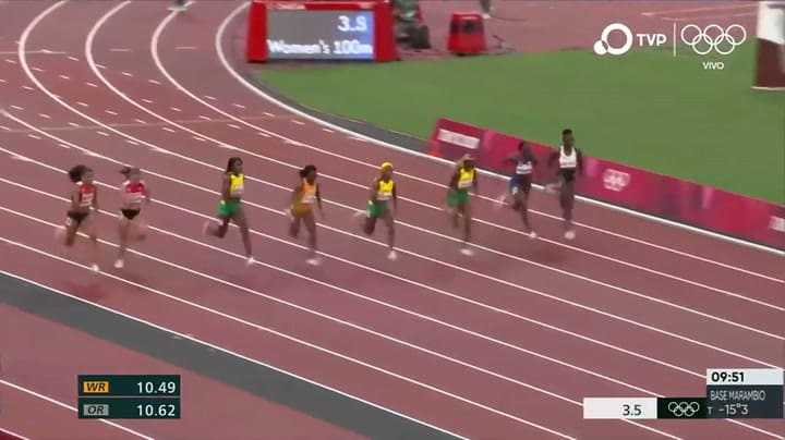 Elaine Thompson, récord olímpico en los 100 metros