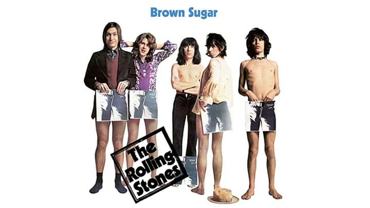 Brown Sugar', versión alternativa. The Rolling Stones y Eric Clapton