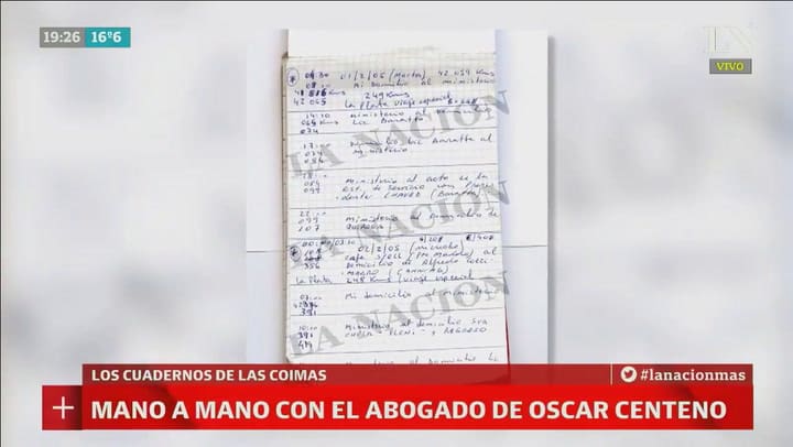 La palabra del abogado de Centeno - Fuente: LN+