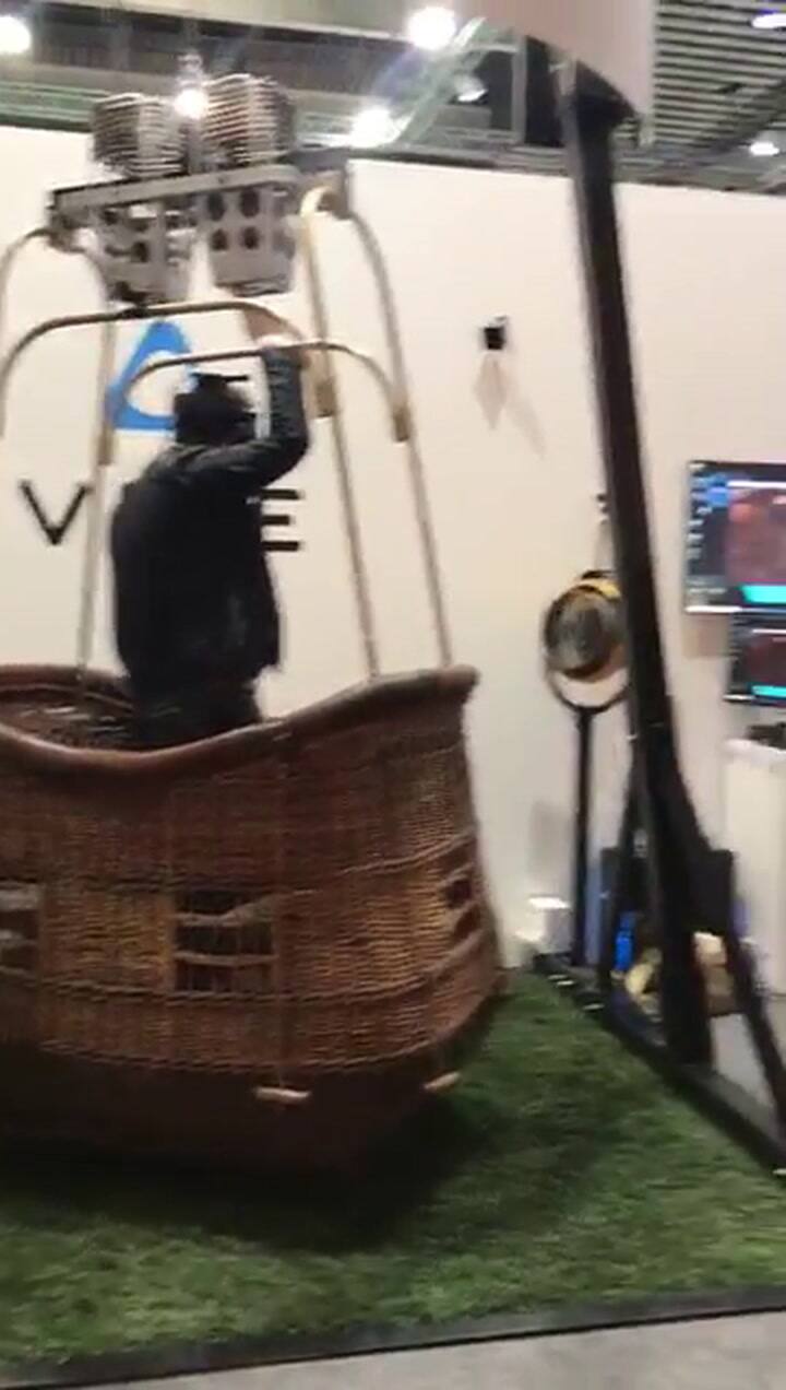 MWC 2018: Globo aerostático en realidad virtual