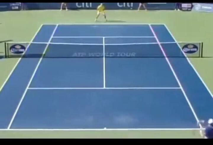 Del Potro contra Isner en Washington 2013 - Fuente: YouTube