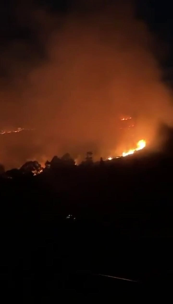 Se produjo un incendio en las sierras de Tandil