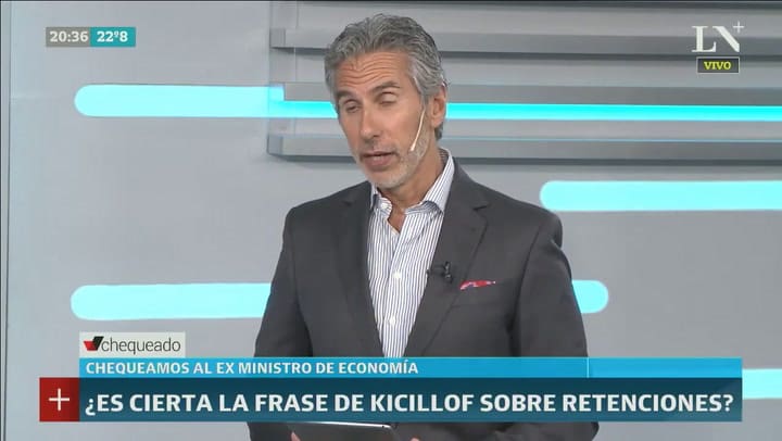 ¿Verdadero o falso Kicillof sobre retenciones y Patricia Bullrich sobre delitos de extranjeros