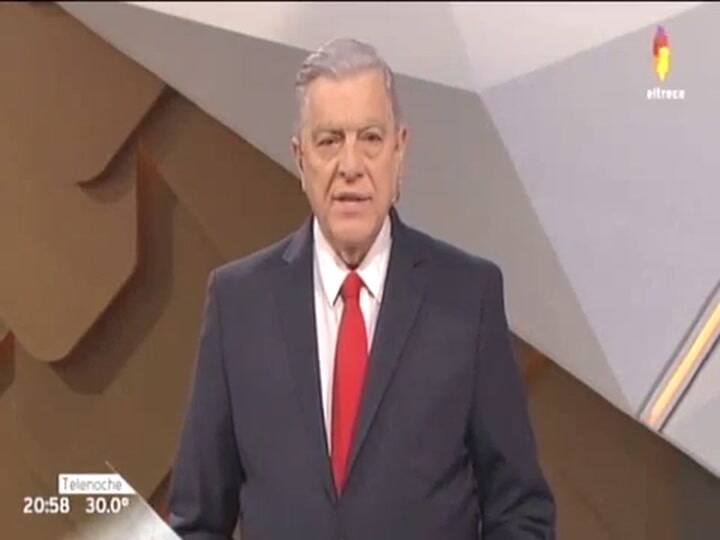 La escueta despedida de Santo Biasatti de Telenoche