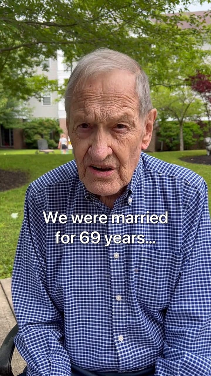 Estuvo 76 años casado, contó qué lo enamoró de su mujer y se volvió viral