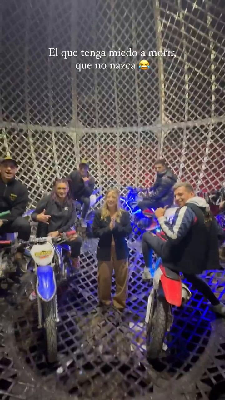 Coti Romero fui al circo y se arriesgó a ser parte del show